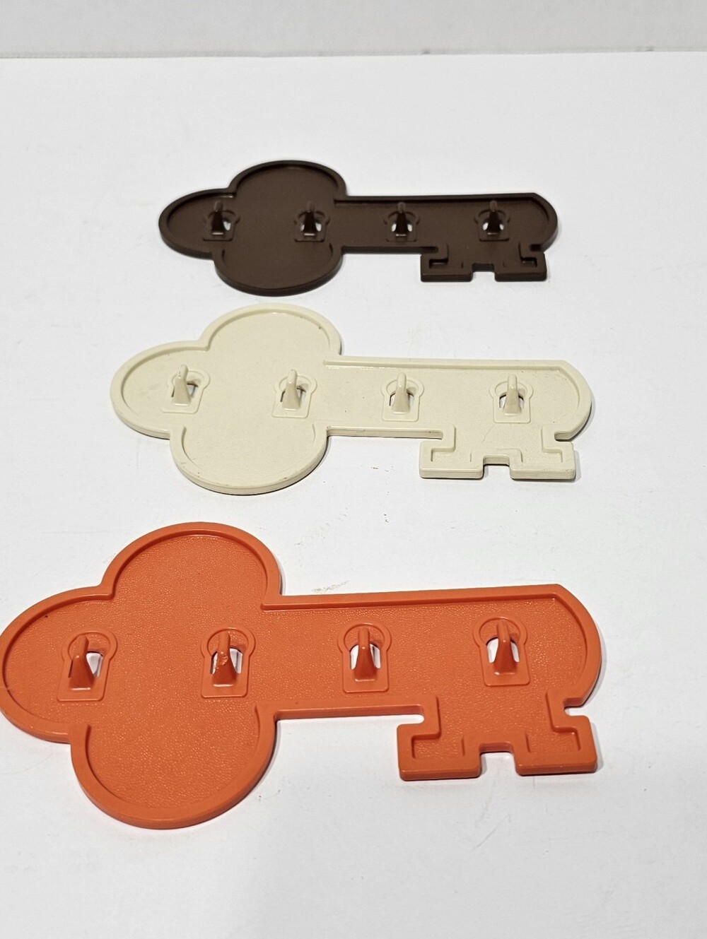Vintage 70's 3pc Lot Tupperware Key Holders